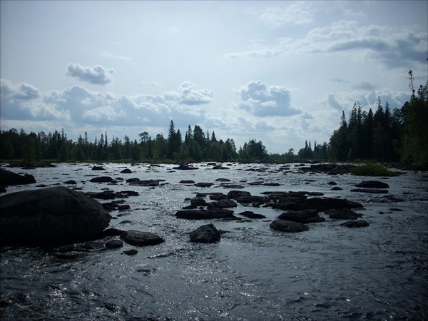 Пичепорог, Правая протока
